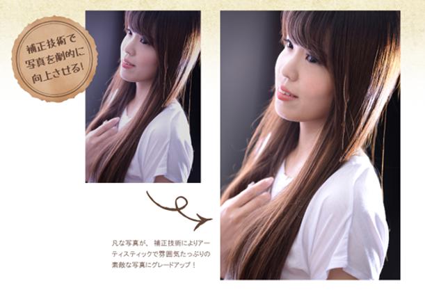 写真のデータ補正加工