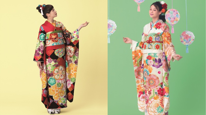 レトロモダン振袖