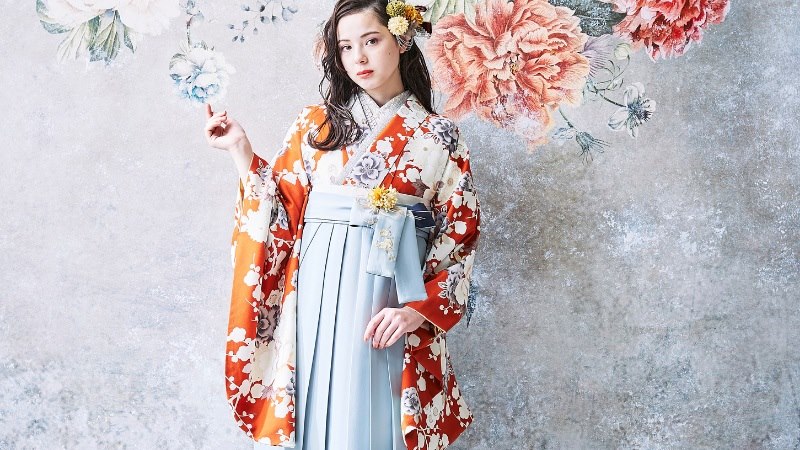 大学生の袴スタイリング