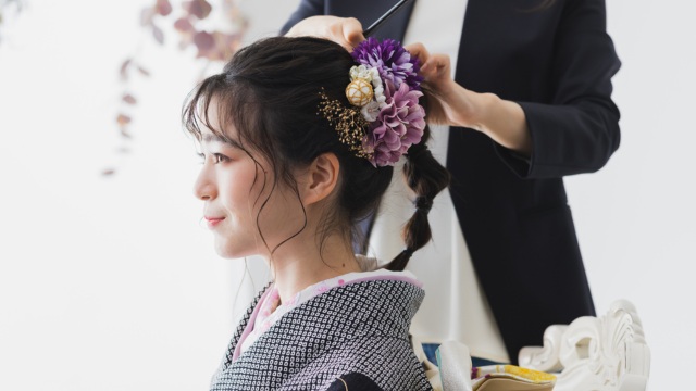 成人式の前撮り