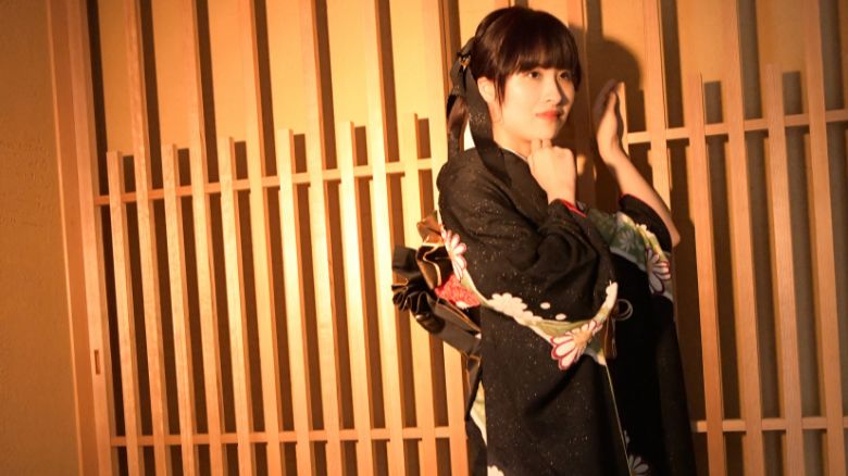 振袖での撮影時のポーズバリエーション