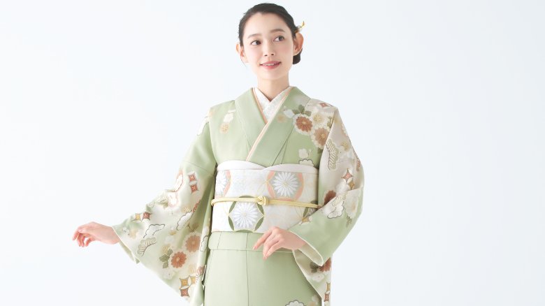 訪問着の色合い