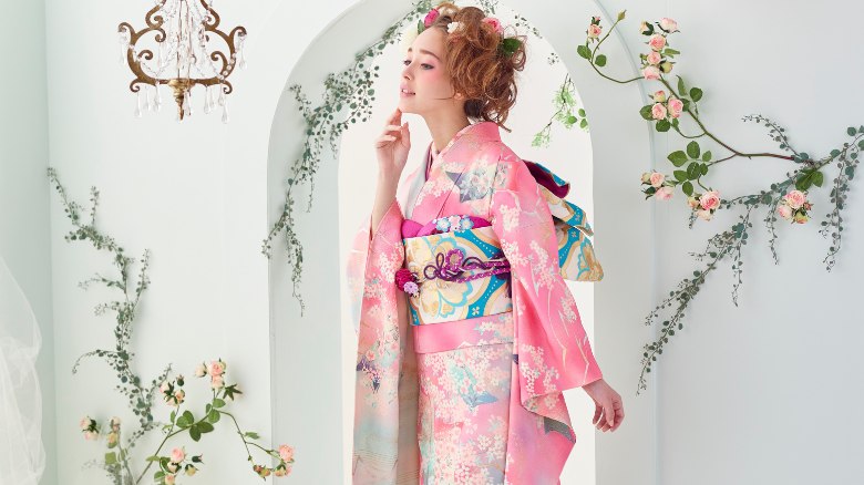 ママ振袖小物アレンジ