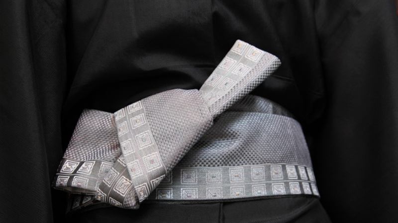 角帯の結び方、貝の口結び