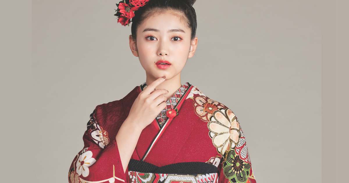 ママ振袖の小物アレンジと帯アレンジ