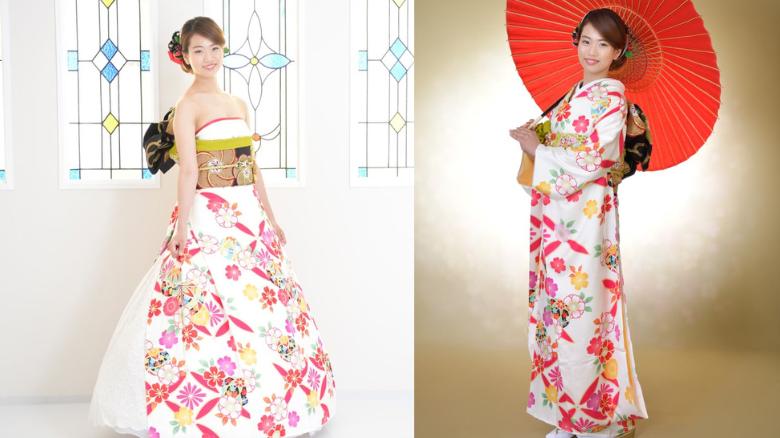 振振袖ドレス(オリエンタル和装着付け)