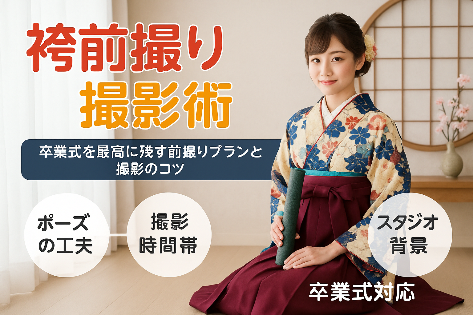 袴レンタルの前撮り