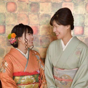 振袖前撮り家族撮影母娘写真