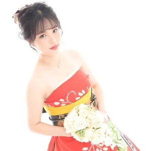 振袖前撮り撮影モデル/振袖ドレス/オリエンタル和装