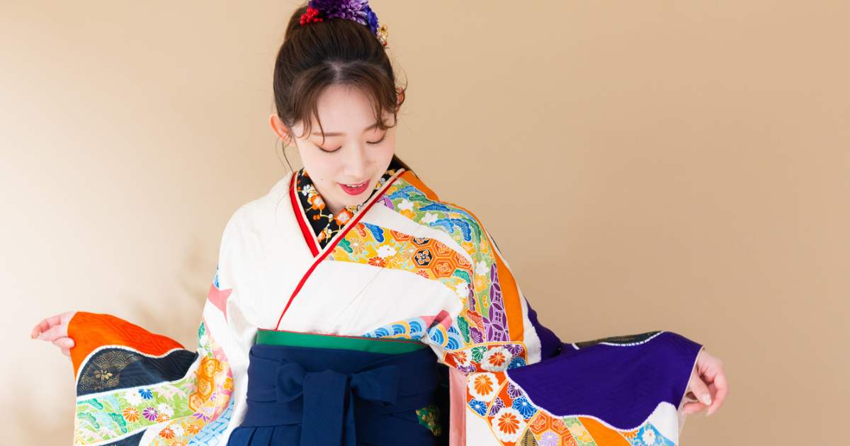 振袖＋袴スタイル