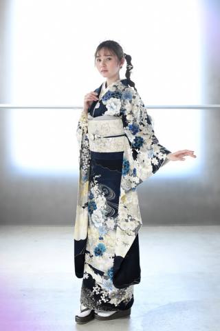 成人式の振袖 古典柄