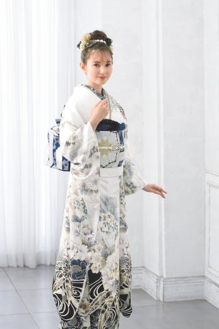 成人式の振袖 古典柄
