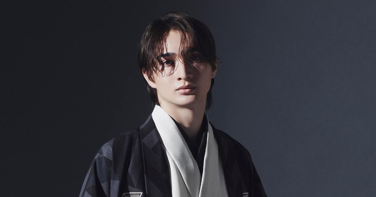 成人式でメンズの袴レンタル 紋付き袴